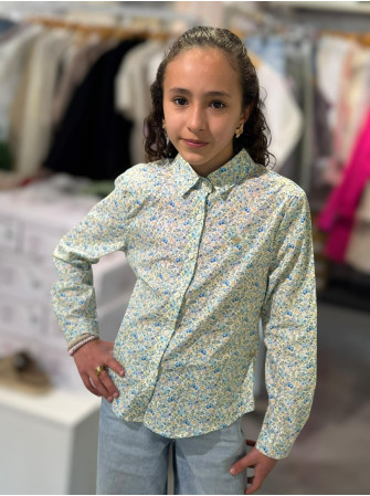 Chemise fleurie 10 à 16 ans