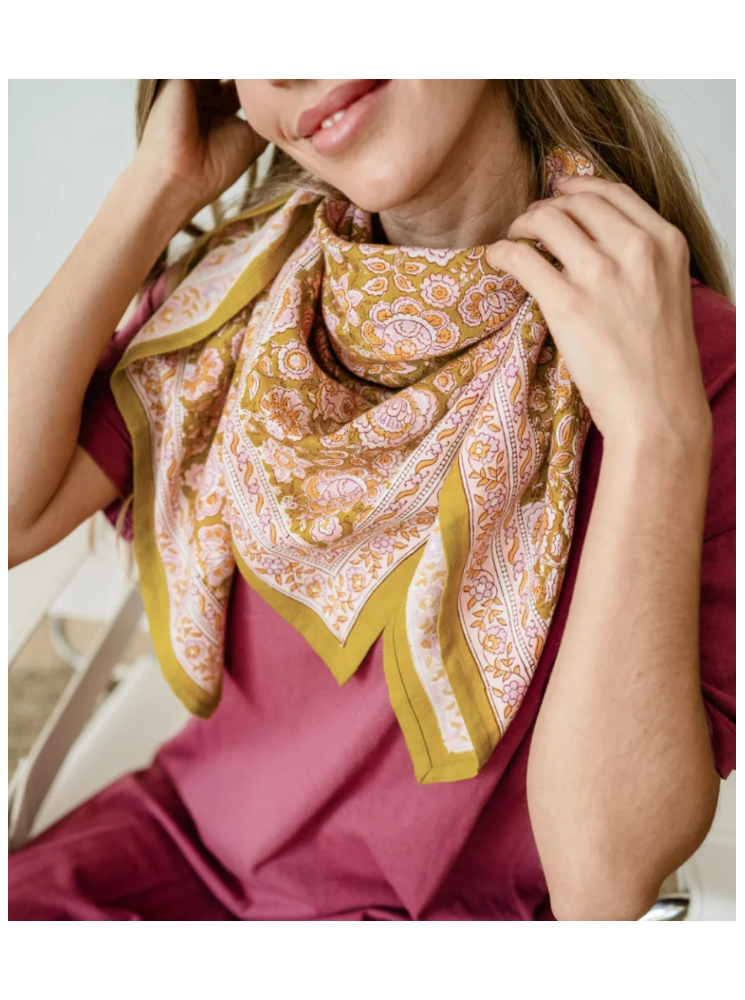 Foulard imprimé (100x100cm)