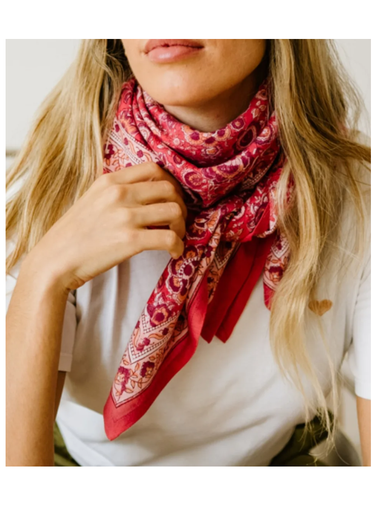 Foulard imprimé (100x100cm)