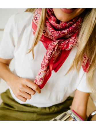 Foulard imprimé (100x100cm)