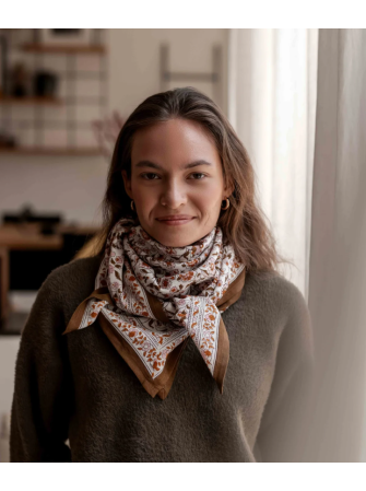 Foulard imprimé (100x100cm)