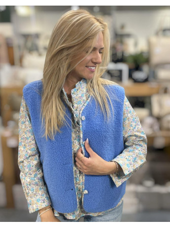 Chemise fleurie à manches...