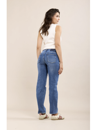 Jean droit stretch