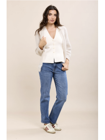 Jean droit stretch