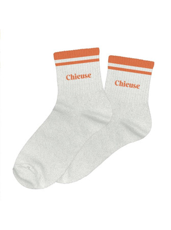 Chaussettes message à bandes