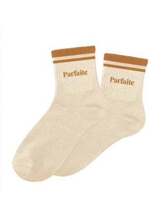 Chaussettes message à bandes