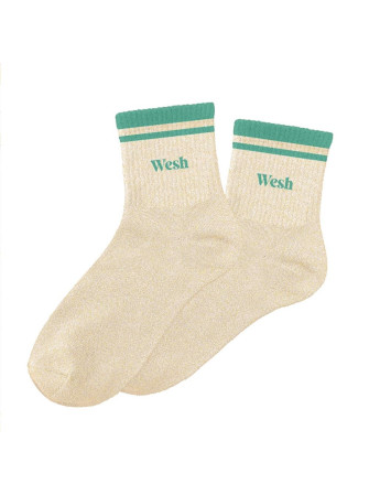 Chaussettes message à bandes