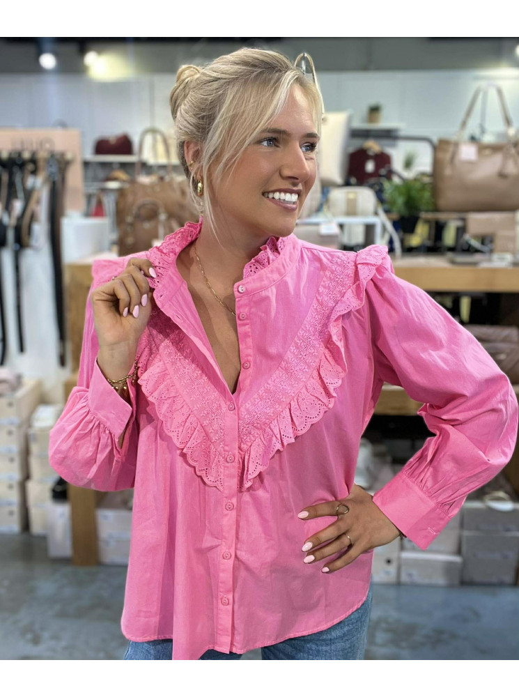 Chemise brodée