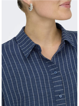 Chemise rayée manches courtes