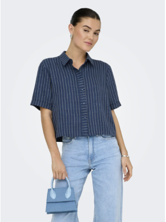 Chemise rayée manches courtes