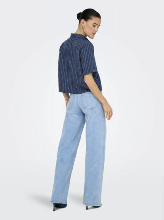 Chemise rayée manches courtes