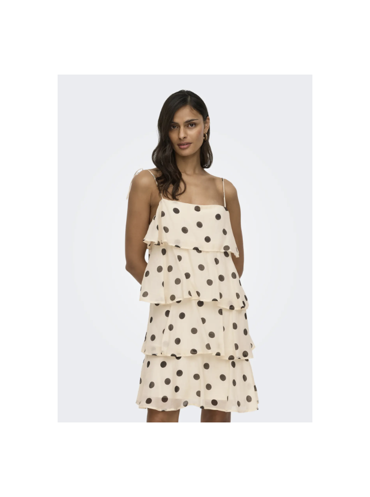 Robe à pois fines bretelles