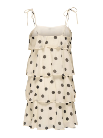 Robe à pois fines bretelles