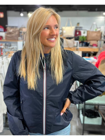 Veste imperméable à capuche