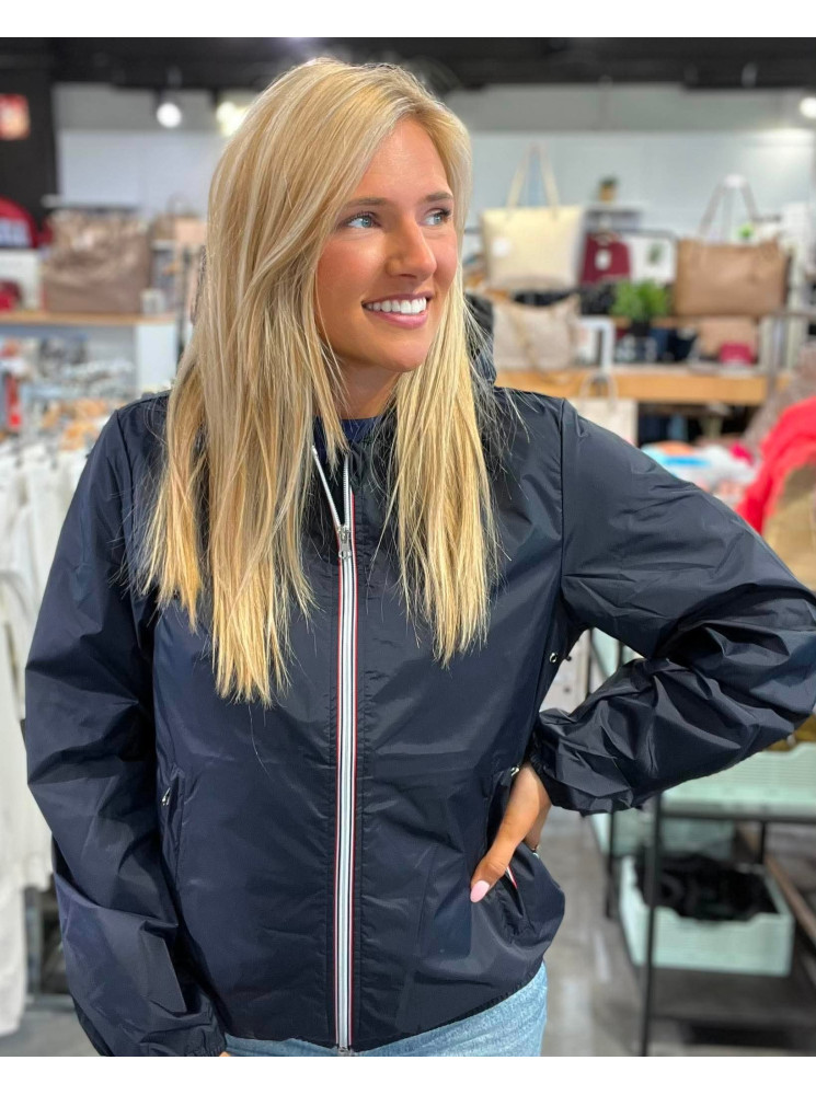 Veste imperméable à capuche