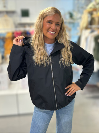 Veste imperméable à capuche