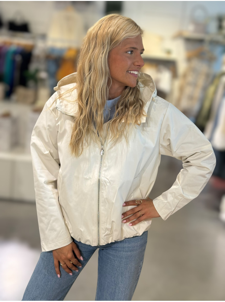 Veste imperméable à capuche