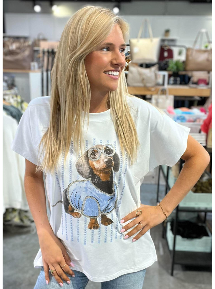 T-shirt Chien