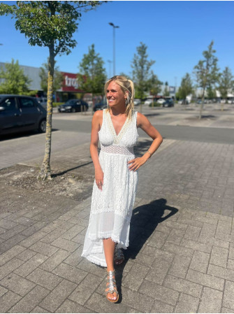 Robe "bohème" en dentelle