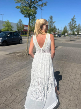 Robe "bohème" en dentelle