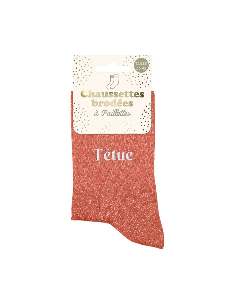 Chaussettes message