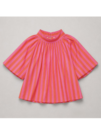 Blouse rayée dos nu