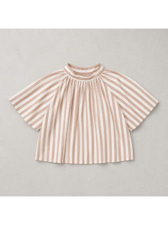 Blouse rayée dos nu