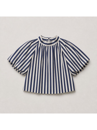 Blouse rayée dos nu