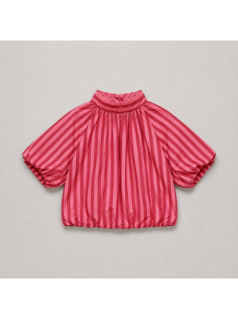 Blouse rayée dos nu