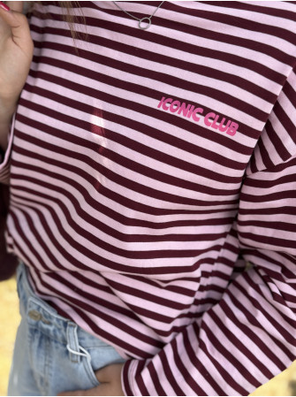 T-Shirt "ICONIC Club" longues manches