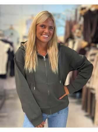 Gilet zippé "Angel" à capuche