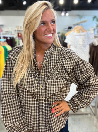 Chemise à carreaux