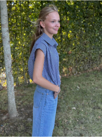 Gilet rayé sans manches