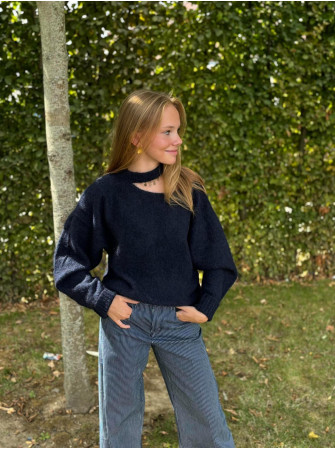Pull manches longues col...