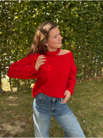 Pull manches longues col...