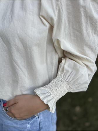 Chemise col haut