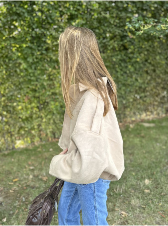 Veste courte suédine 10 à 16 ans