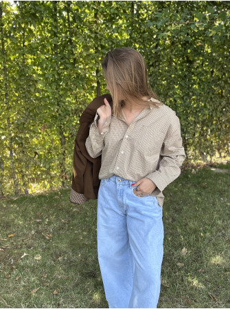 Chemise à carreaux