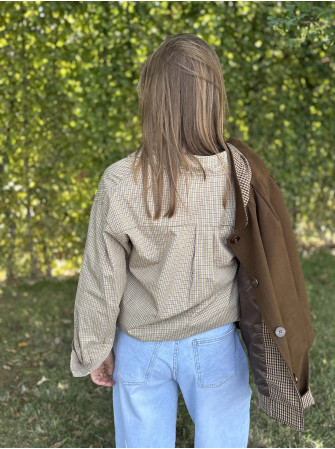 Chemise à carreaux