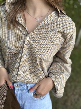 Chemise à carreaux