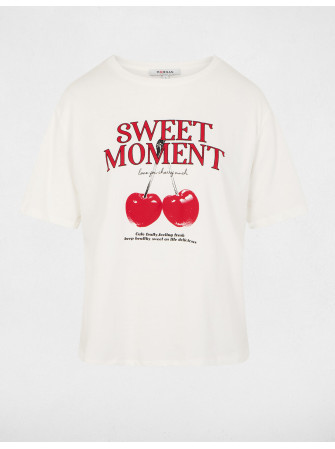 T-shirt imprimé manches courtes