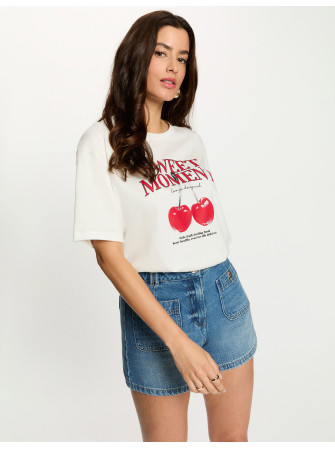 T-shirt imprimé manches courtes