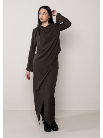 Blouse asymétrique col...