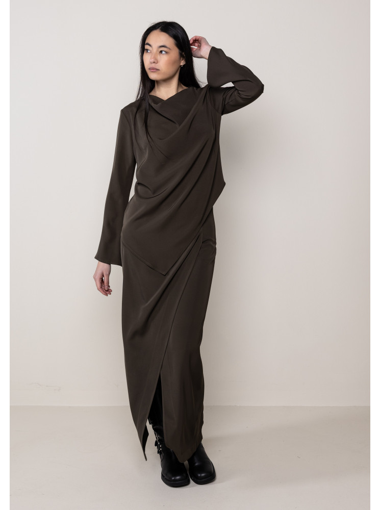 Blouse asymétrique col bénitier