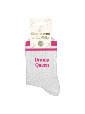 Chaussettes message à bandes