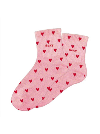 Chaussettes message coeurs