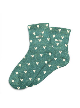 Chaussettes message coeurs