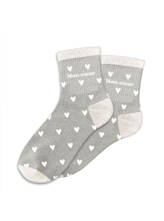 Chaussettes message coeurs