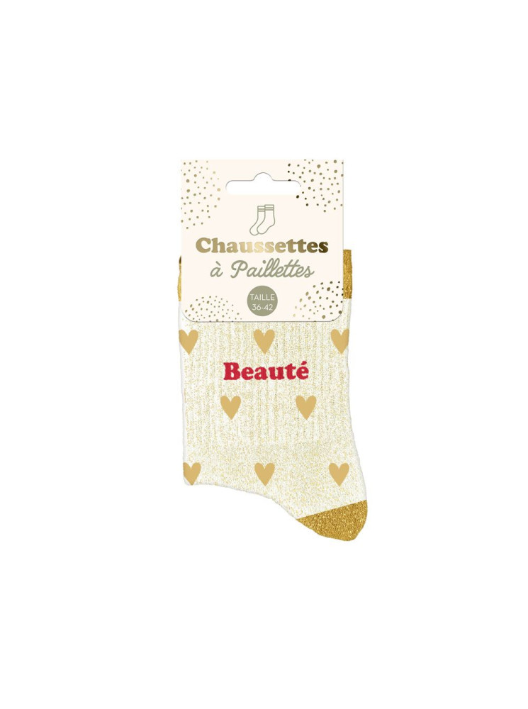 Chaussettes message coeurs