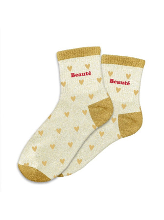 Chaussettes message coeurs